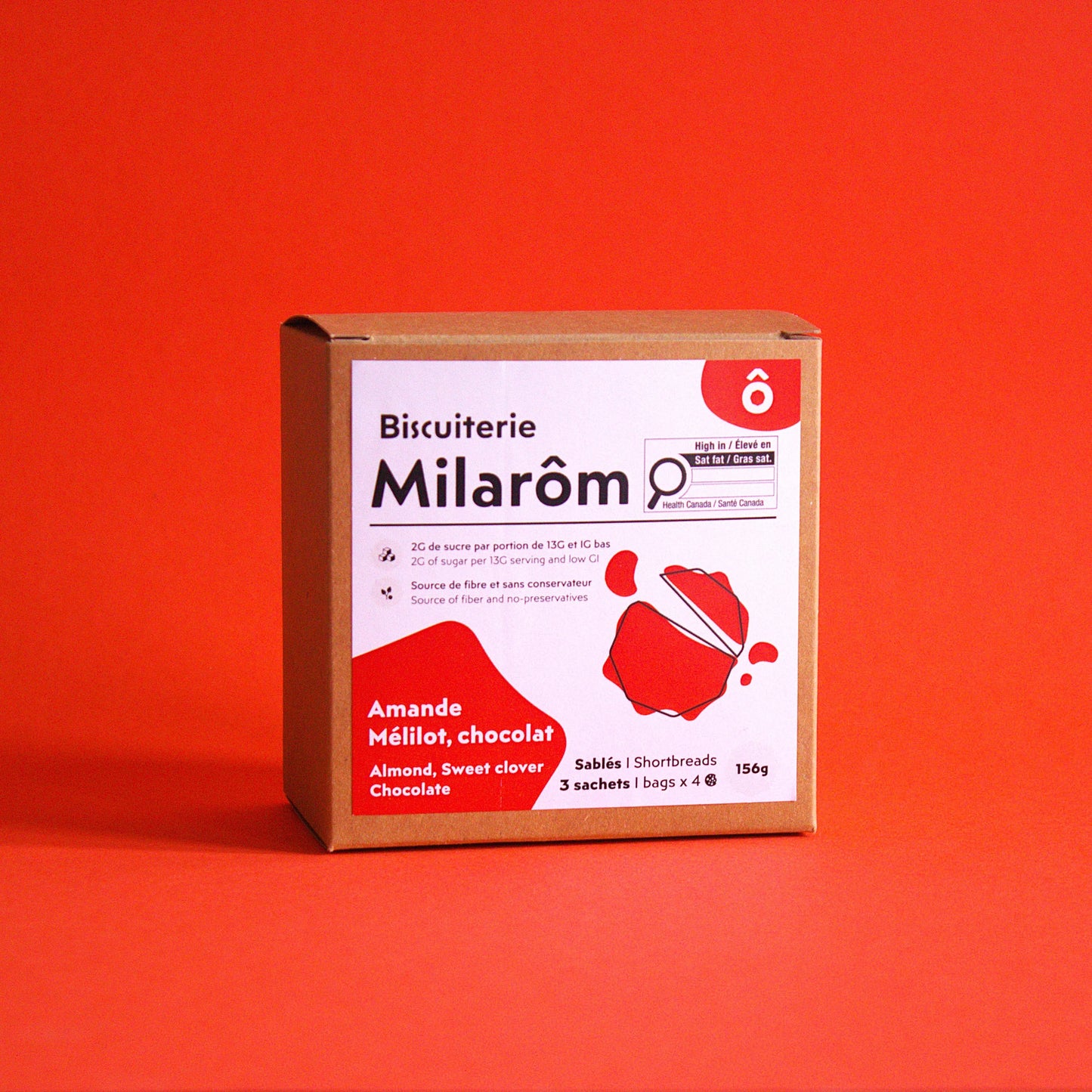 Biscuit sablé amande mélilot chocolat peu sucré IG bas gourmand