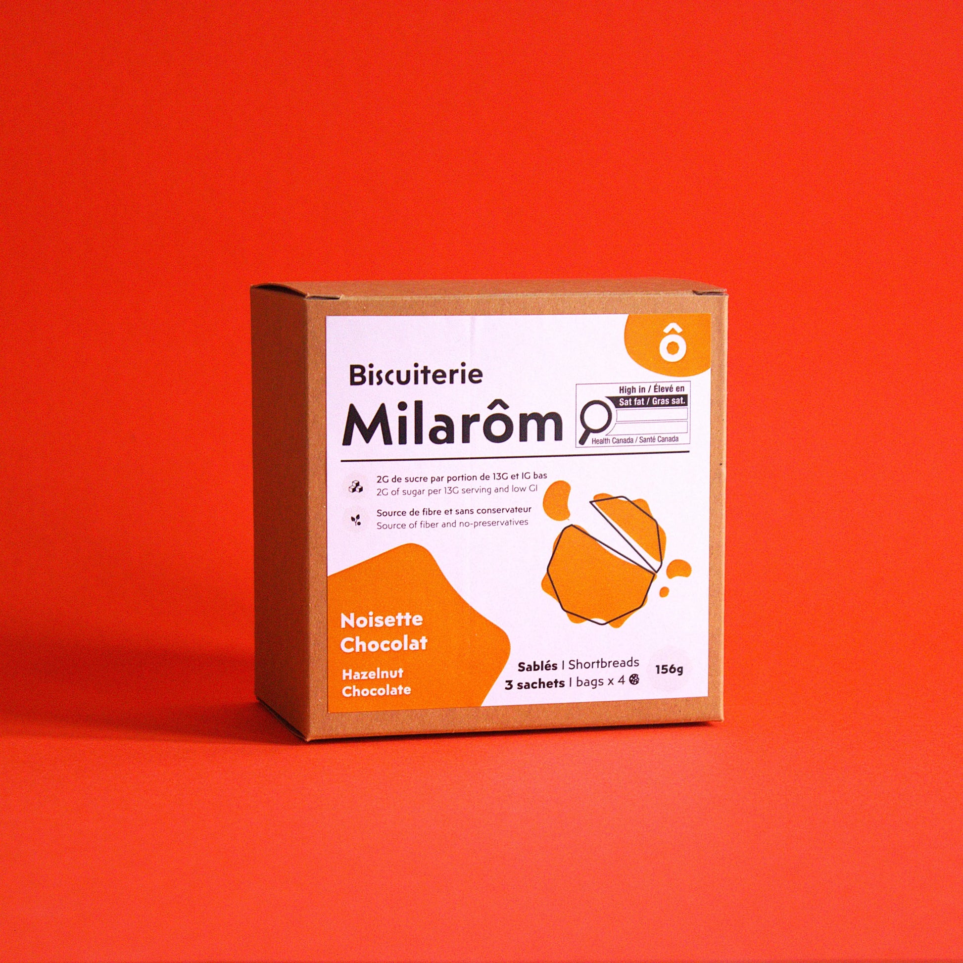 biscuit sablé noisette vanille chocolat peu sucré IG bas gourmand et bon